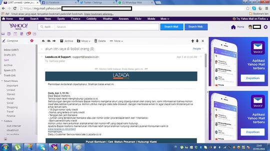 [CASE CLOSED]lazada dan danamon saling lempar tanggung jawab, customer mati ditengah2