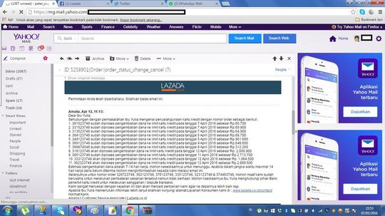 [CASE CLOSED]lazada dan danamon saling lempar tanggung jawab, customer mati ditengah2