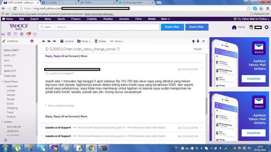 [CASE CLOSED]lazada dan danamon saling lempar tanggung jawab, customer mati ditengah2