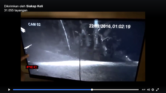 NO TIPU2!! Video kuntilanak narsis menampakkan diri lalu menghilang