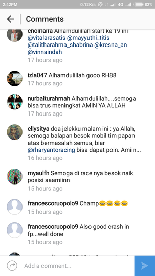 Alangkah Lucunya Fans Rio Haryanto..