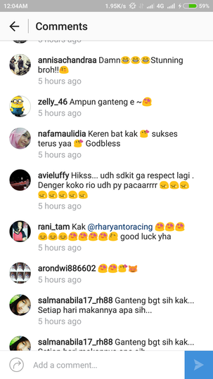 Alangkah Lucunya Fans Rio Haryanto..