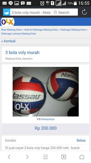 Ketidakjujuran Seller OLX Bernama FEBRIAN BAHRI