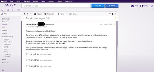 Bukadompet Dibekukan Karena Mengikuti Saran CS Bukalapak | billycare tolong masuk