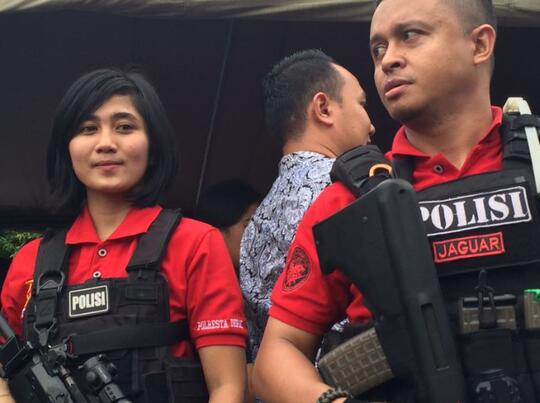 Pesona Indah Polwan Cantik dalam Rilis Operasi Pekat  Polda Metro Jaya