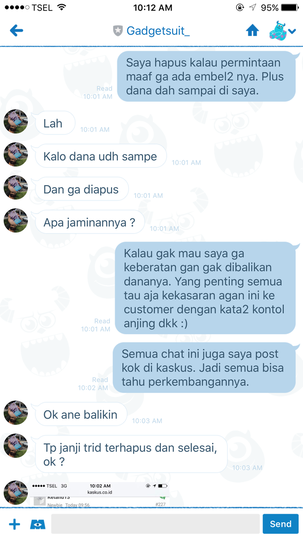 SURAT TERBUKA UNTUK IMAM RIFAI PEMILIK ONLINE STORE  INSTAGRAM @gadgetsuit_