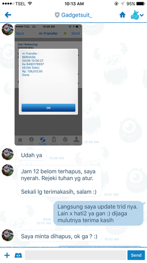 SURAT TERBUKA UNTUK IMAM RIFAI PEMILIK ONLINE STORE  INSTAGRAM @gadgetsuit_