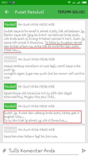JNE tidak peduli & masa bodoh dengan paket customer yg sudah membayar jasanya.