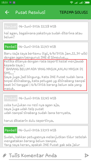 JNE tidak peduli & masa bodoh dengan paket customer yg sudah membayar jasanya.