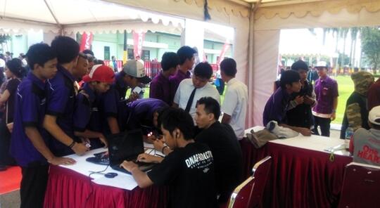 Pelajar Tangerang di Test Nyalinya di Yonkav Serpong