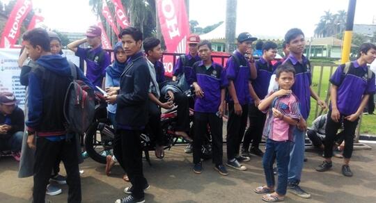 Pelajar Tangerang di Test Nyalinya di Yonkav Serpong