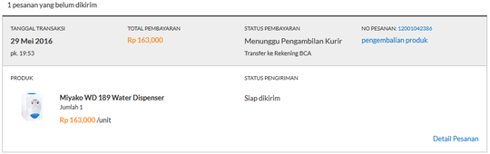 [SETUJU] Layanan blibli.com Pengiriman Paling Payah 