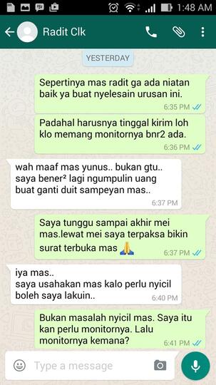 SURAT TERBUKA UNTUK RADIXSA EGHA (id Radixsa)