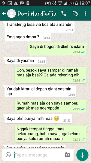 Kejadian Salah Transfer ke DONI HARDIWIJAYA, Jadiin Bahan Pembelajaran aja gan.