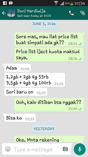 Kejadian Salah Transfer ke DONI HARDIWIJAYA, Jadiin Bahan Pembelajaran aja gan.