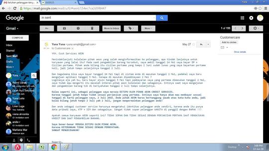 Kecewa dengan AEON CREDIT SERVICE 
