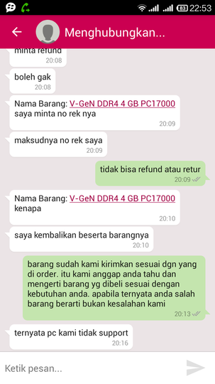 Surat terbuka utk Bukalapak : Sangat melindungi pembeli
