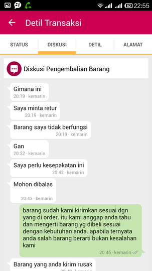 Surat terbuka utk Bukalapak : Sangat melindungi pembeli