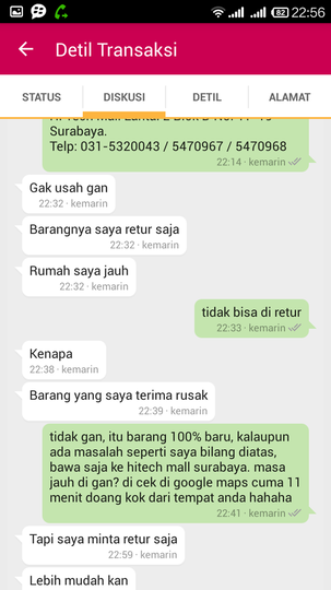 Surat terbuka utk Bukalapak : Sangat melindungi pembeli