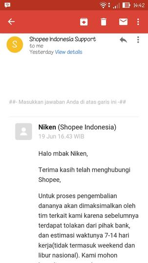 Refund Shopee Lama Banget