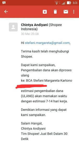 Refund Shopee Lama Banget