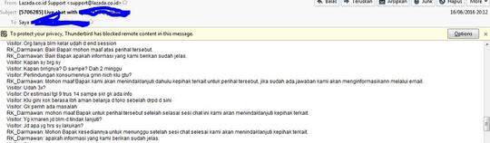 Surat Terbuka Untuk LAZADA