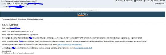 Surat Terbuka Untuk LAZADA
