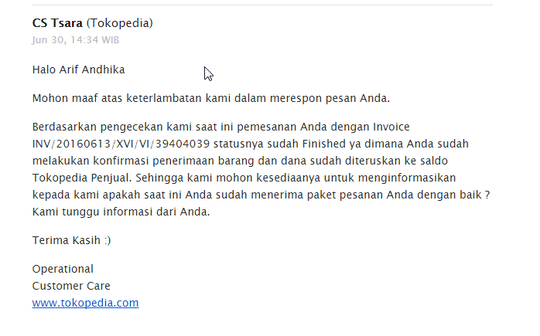 TOKOPEDIA TIDAK AMAN DAN BERBAHAYA, SANGAT KECEWA DENGAN LAYANANNYA