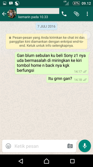 [Help] beli hp dari batam 3 minggu rusak!!! hubungi seller no respon......