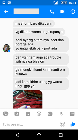 [Help] beli hp dari batam 3 minggu rusak!!! hubungi seller no respon......
