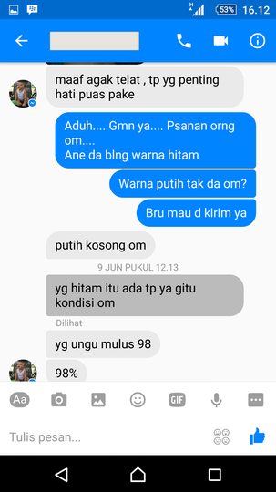 [Help] beli hp dari batam 3 minggu rusak!!! hubungi seller no respon......