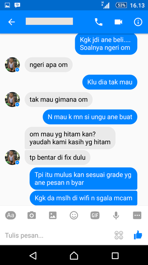 [Help] beli hp dari batam 3 minggu rusak!!! hubungi seller no respon......