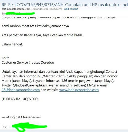 Beli HP di Galeri Indosat. Pastikan cek seluruh fungsi sebelum meninggalkan TKP.