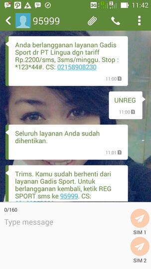 Buat Operator Indosat Tolong Hapus Konten / Layanan yang merugikan Konsumen Indosat