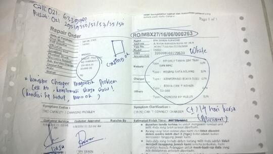 Kecewa dengan Service Center handphone SONY by Teletama Artha Mandiri