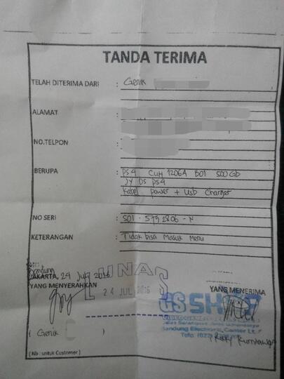 PS4 Cacat Produksi, Sony No Respon