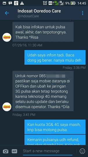 IM3 INDOSAT OOREDOO Hobi Mencuri Pulsa Pelanggan