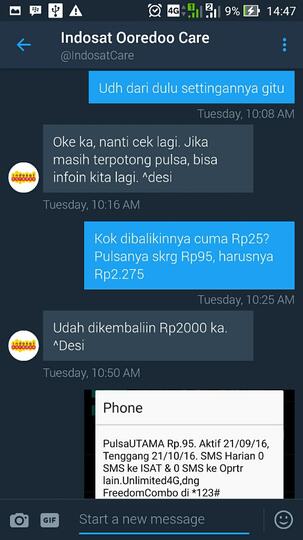 IM3 INDOSAT OOREDOO Hobi Mencuri Pulsa Pelanggan