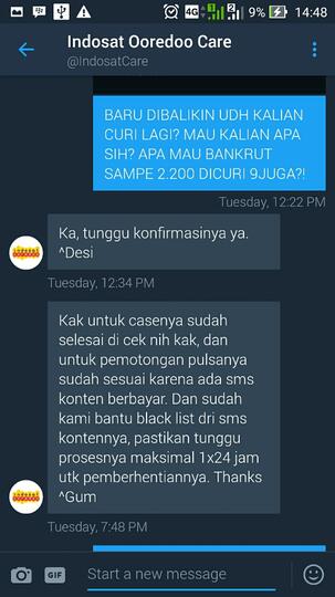 IM3 INDOSAT OOREDOO Hobi Mencuri Pulsa Pelanggan