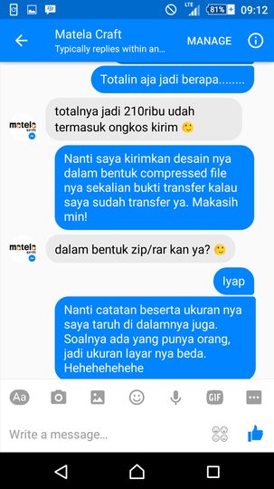 Surat Pembaca untuk Matela Craft Online Shop | Penipuan (?)