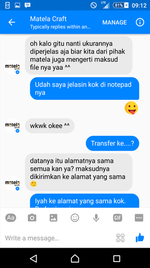 Surat Pembaca untuk Matela Craft Online Shop | Penipuan (?)