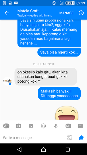 Surat Pembaca untuk Matela Craft Online Shop | Penipuan (?)