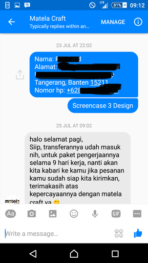 Surat Pembaca untuk Matela Craft Online Shop | Penipuan (?)