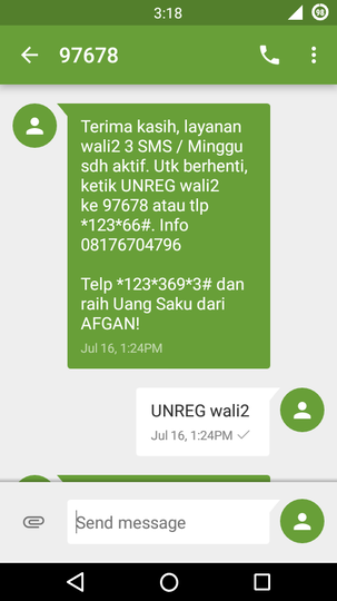 Surat Keluhan terhadap Lemahnya Kontrol Pulsa dari AXIS ( XL-Axiata )
