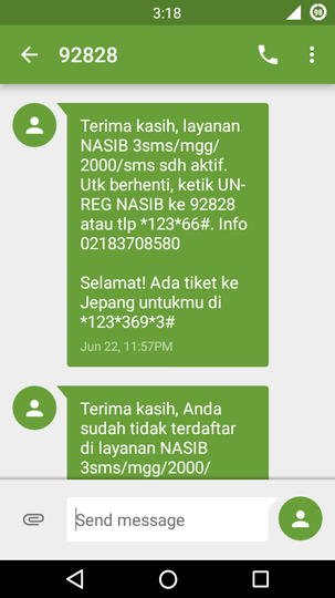 Surat Keluhan terhadap Lemahnya Kontrol Pulsa dari AXIS ( XL-Axiata )