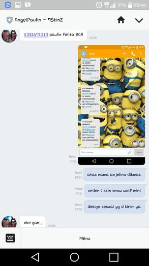 Surat Cinta untuk Seller Garskin AngelPaulin - 7SkinZ