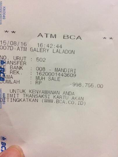 SURAT TERBUKA, Pengalaman DITIPU dengan modus yang mengaku menjadi CS BANK