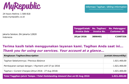 Buruknya Layanan dan Support Customer MyRepublic, Fiber Optic Rasa Fiber Plastic