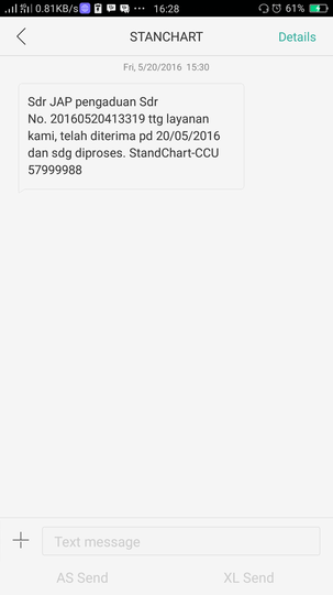 Hasil investigasi Standard Chartered thdp pembobolan KK sy di bbrp merchant online