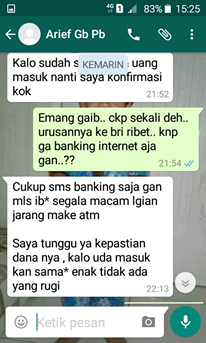 KASUS DAN PERMASALAHAN SAYA SEBAGAI PENGGUNA JASA GB KINGDOM PALEMBANG